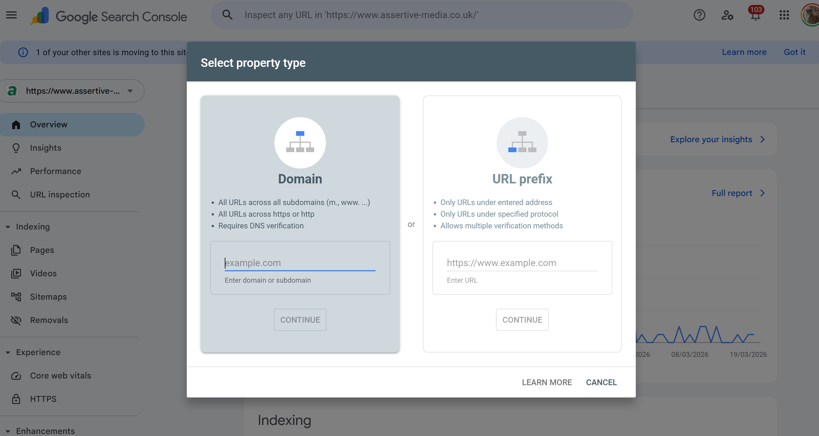 Google Search Console Property Types Explained: URL Prefix vs Domain Property (And How to Verify Either One)