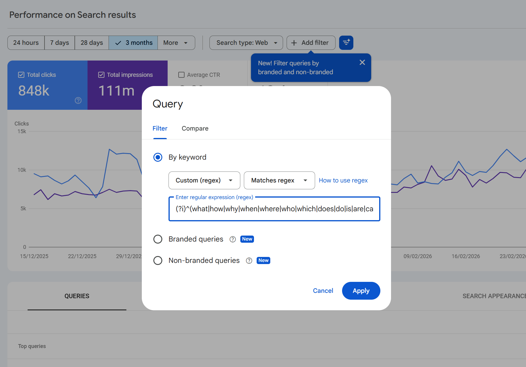 Google Search Console & Regex Filters: The Ultimate Guide