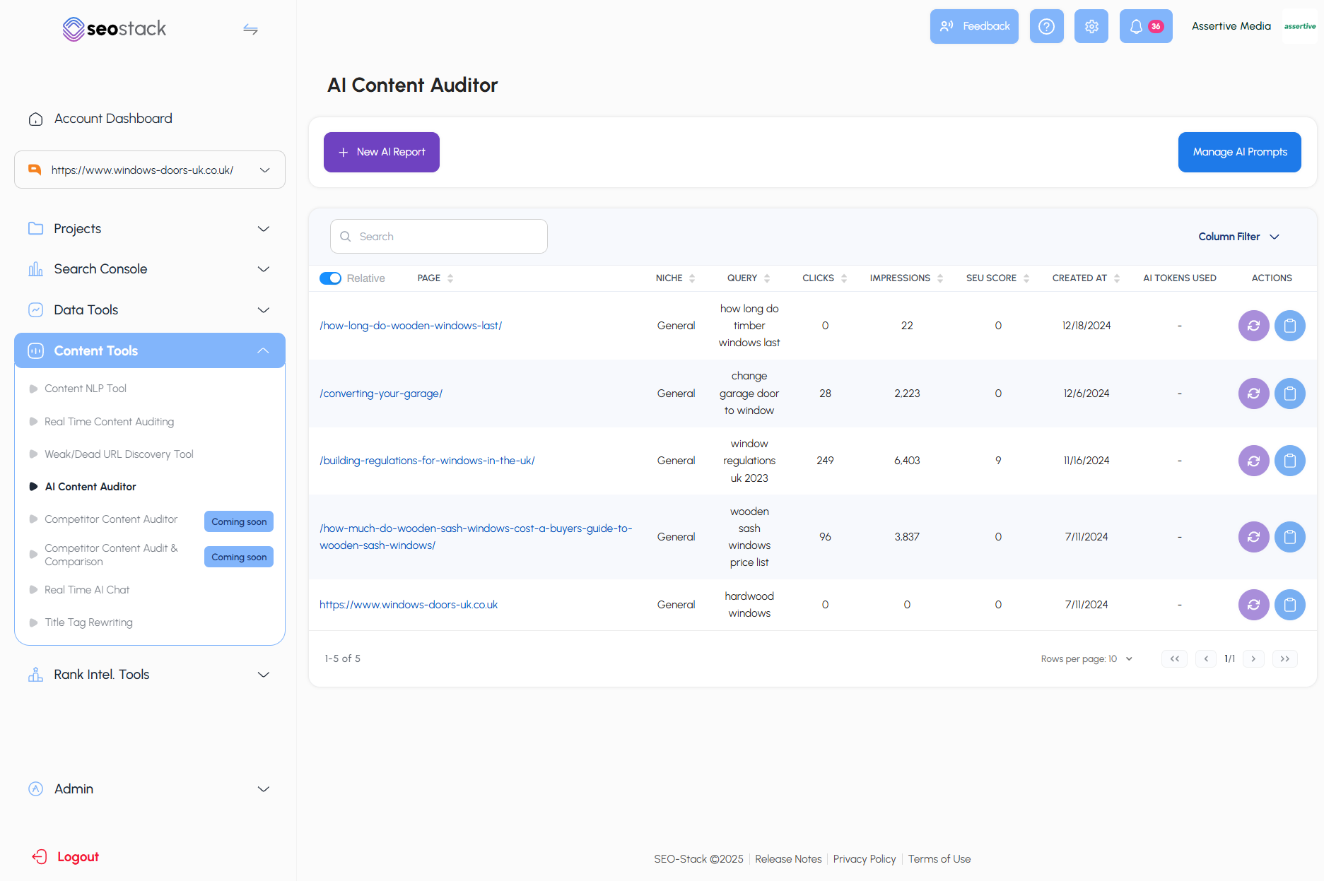 AI Content Audit Report